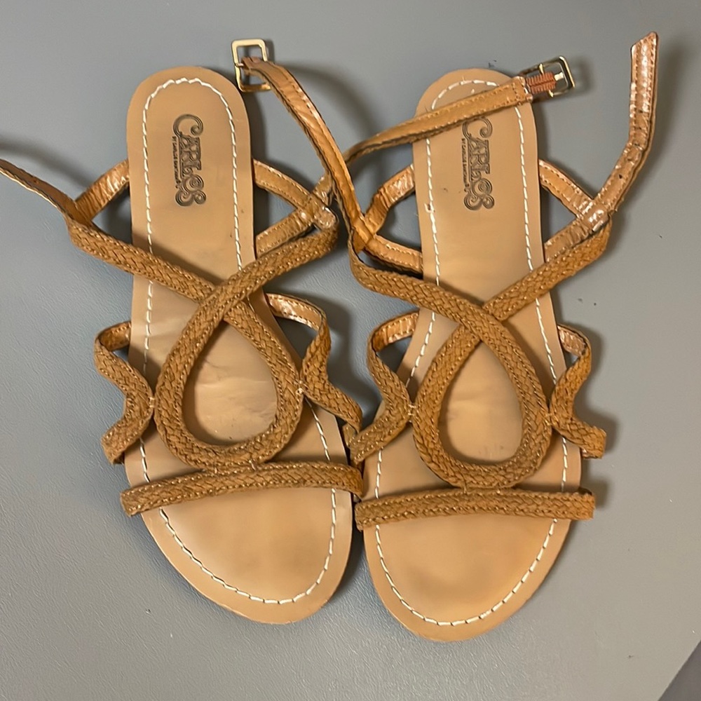 Tan sandals